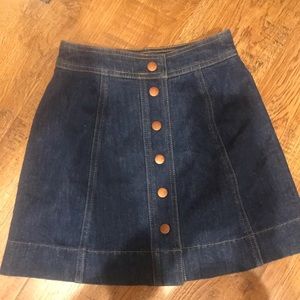Madewell Denim skirt